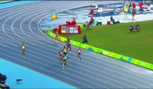 Shaunae Miller plonge sur la ligne d'arrivée (JO 2018)