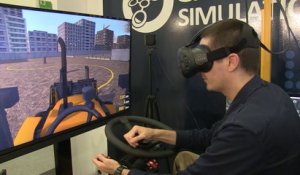 gamescom 2016 : Simulateur de tractopelle VR