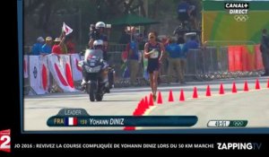 JO 2016 - Yohann Diniz : Diarrhée, malaise, vomissements, la course folle du Français en vidéo