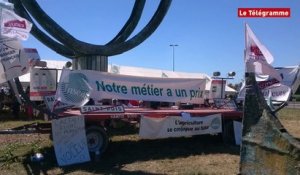 Laval (53). Crise du lait : Les Bretons à l'assaut de Lactalis