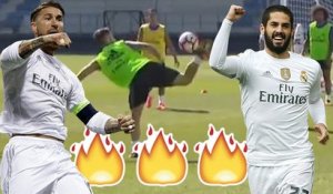 Isco et Sergio Ramos régalent à l'entraînement