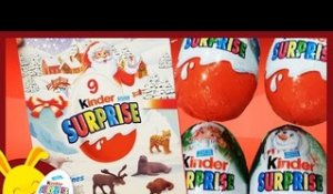Kinder surprise - Oeufs surprises de Noël avec les animaux pour les enfants - Titounis