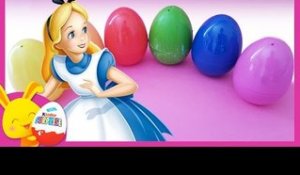 Alice aux pays des merveilles - Oeufs surprises de couleurs Disney - Touni toys