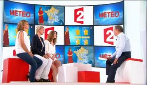 Michel Drucker présente la nouvelle Miss Météo de France 2 - Regardez