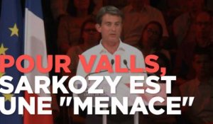 Meeting de rentrée : "Sarkozy représente une menace considérable" pour la France d'après Manuel Valls