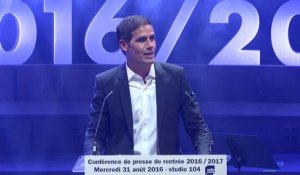 Intervention de Mathieu Gallet - Rentrée 2016-2017 de Radio France