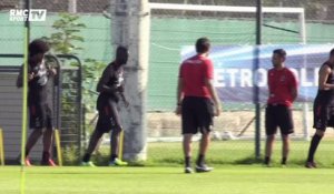 Le premier entraînement de Mario Balotelli à Nice