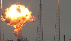 L'explosion de la fusée Space X