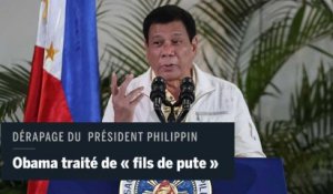 Le président philippin traite Obama de "fils de pute"