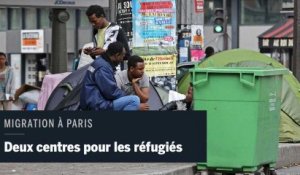 Anne Hidalgo présente les centres pour réfugiés qui ouvriront à Paris et Ivry