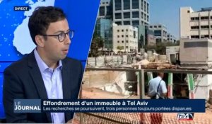 Tel Aviv - Effondrement d'un immeuble : recherches toujours en cours