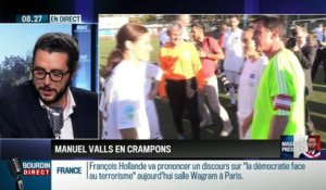 QG Bourdin 2017: Magnien président !: Manuel Valls en short et crampons pour un match de charité