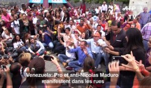 Venezuela: Pro et anti-Nicolas Maduro manifestent dans les rues