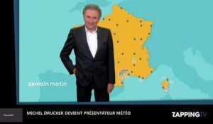 Michel Drucker devient présentateur météo pour FranceInfo, la vidéo buzz