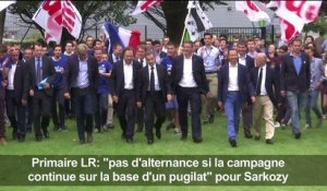 Sarkozy: "pas d'alternance si la campagne continue sur la base d