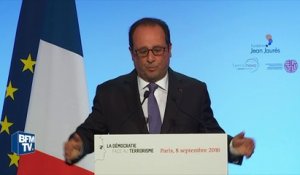 Tant qu'il sera Président, Hollande refusera toute "législation de circonstance"
