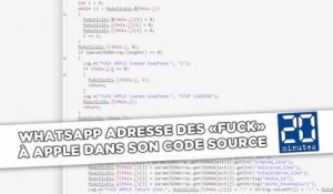 WhatsApp adresse des «fuck» à Apple dans son code source