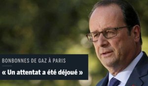 François Hollande se félicite qu'un "attentat" ait été "déjoué"