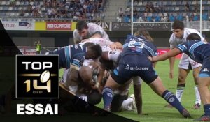 TOP 14 ‐ Essai Mehdi BOUNDJEMA (SP) – Montpellier-Pau – J4 – Saison 2016/2017