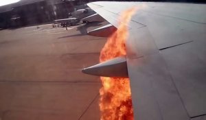 Il filme le réacteur de son avion prendre feu au décollage !