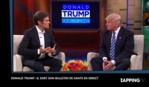 USA : Donald Trump sort son bulletin de santé à la télévision (vidéo)
