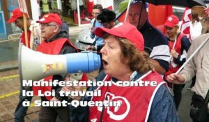 Manifestation contre la loi travail à Saint-Quentin le 15 septembre 2016