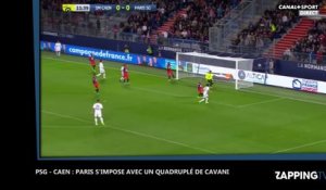 PSG - Caen : Paris s'impose avec un quadruplé d'Edinson Cavani (Vidéo)