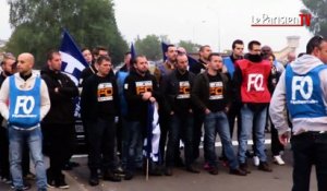 Des gardiens de prison bloquent la maison d'arrêt d'Osny