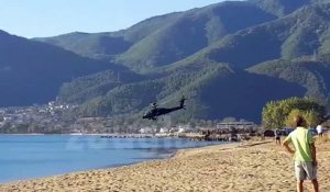 Le crash d'un hélicoptère Apache dans la mer Égée