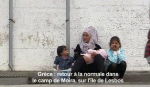 Grèce: les migrants de Moria se sentent en prison