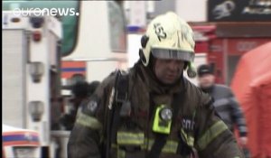 Huit pompiers meurent dans l'incendie d'un entrepôt à Moscou