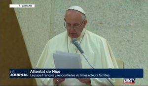 Nice : le Pape François rencontre les victimes et leurs familles