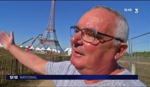 Vendée : une tour Eiffel sur la plage