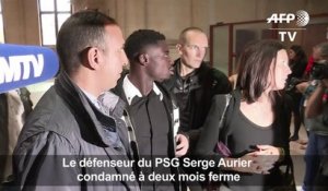 Serge Aurier condamné à deux mois de prison ferme