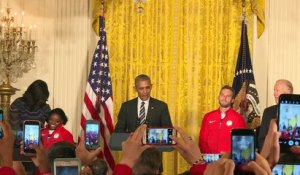 USA: champions olympiques et paralympiques à la Maison Blanche