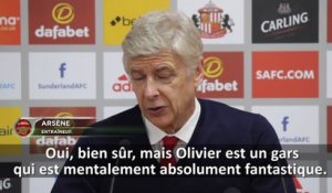 10e j. - Wenger : "Giroud a montré une force mentale fantastique"