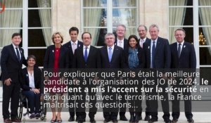JO 2024 : Hollande place la sécurité comme atout n°1 de Paris