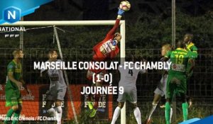 J9 Marseille Consolat - FC Chambly (1-0), le résumé