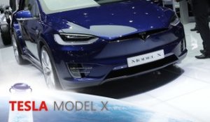 Tesla Model X en direct du Mondial de Paris 2016