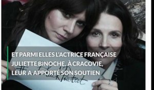 En Pologne, Juliette Binoche soutient les femmes contre l'interdiction de l'IVG