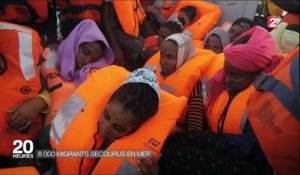 Méditerranée : 6 000 migrants secourus en mer