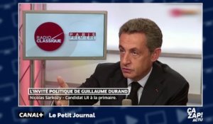 Nicolas Sarkozy s'énerve contre Guillaume Durand