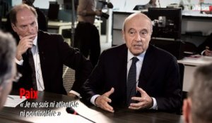 Alain Juppé : « Je ne suis ni atlantiste ni poutinolâtre »