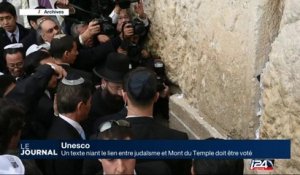 UNESCO : un texte niant le lien entre judaiïsme et Mont du Temple doit être voté