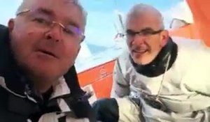 [Vendée Globe] Vincent Riou et Jean Jacques Laurent à bord de PRB