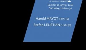 #4 Harold MAYOT (FRA) [6] vs. Stefan LEUSTIAN (USA) [8] - 1/2 finale - Les Petits As 2016