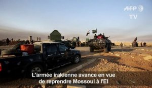 L'armée irakienne avance en vue de reprendre Mossoul à l'EI