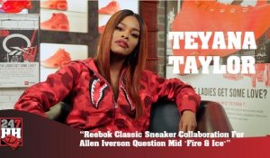 Teyana Taylor - Reebok Classic Sneaker Collab For Allen Iverson Question Mid (247HH Exclusive) (247HH Exclusive)