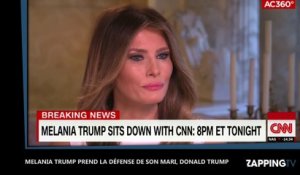 Donald Trump : Sa femme Melania Trump prend sa défense et attaque les médias (Vidéo)