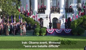Mossoul "sera une bataille difficile" averti Obama